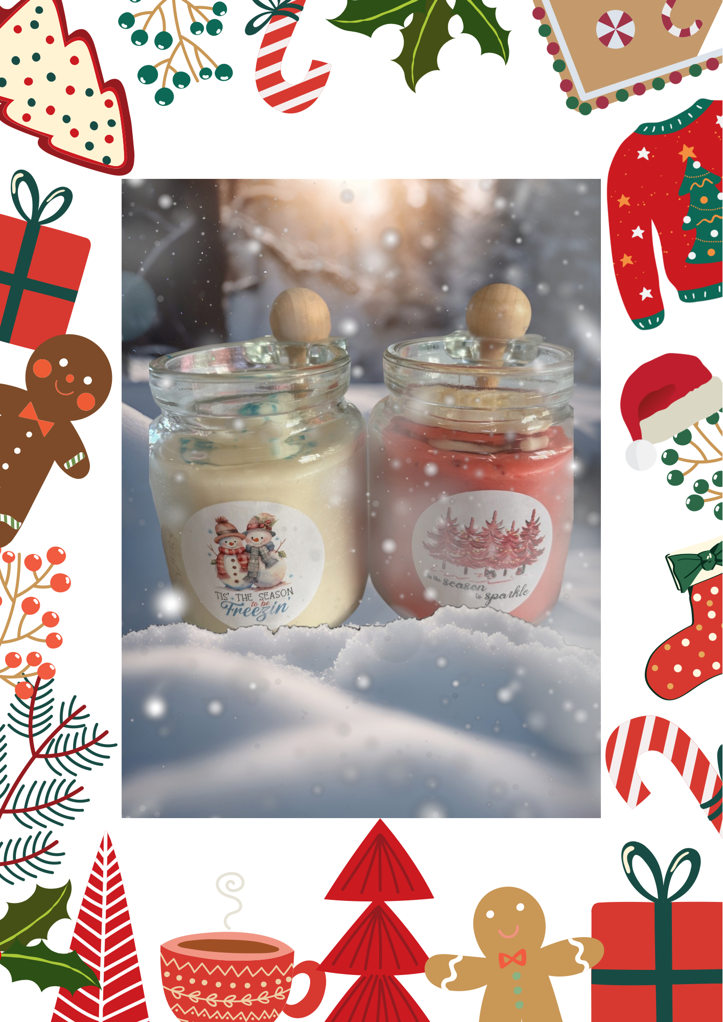 Christmas Scoopie Jar